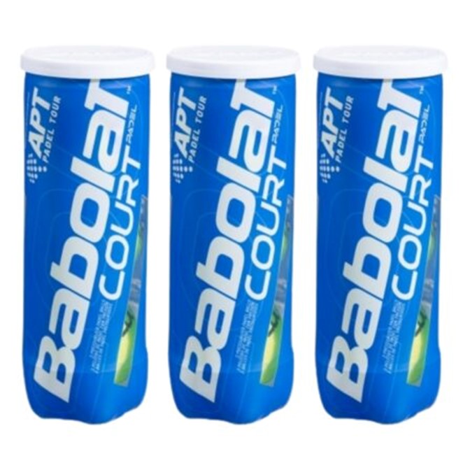 BABOLAT COURT PADEL BALLEN - 3 TUBES