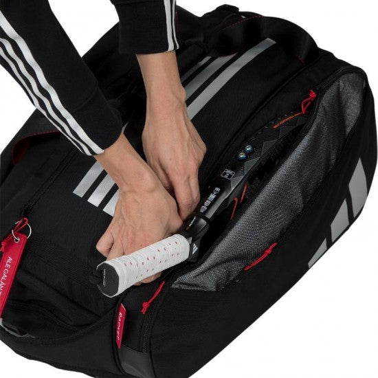 Adidas Multigame 3.4 Black/Red Padel Bag | Ale Galan