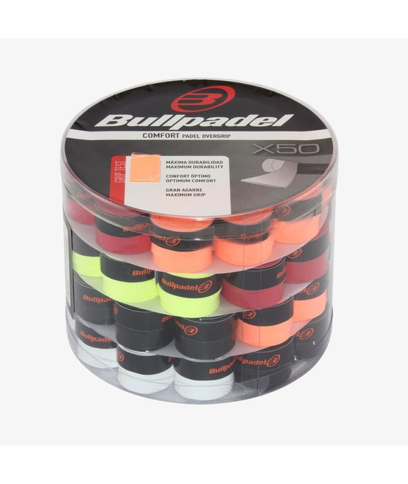 Bullpadel - Overgrips BOX 50 Stuks MIX