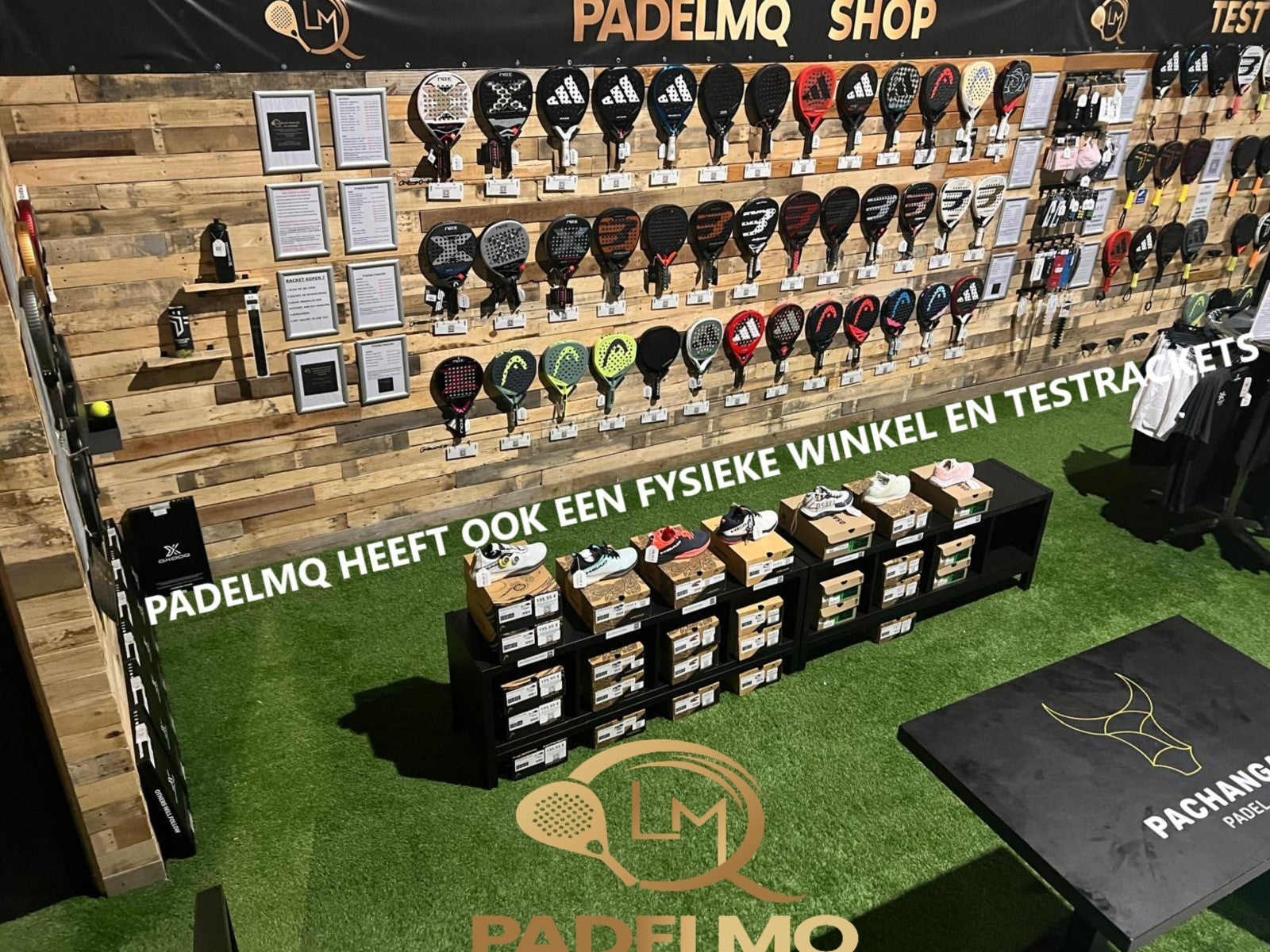 Welkom in de Zelfservice Shop van PadeLMQ bij Padelclub Pachanga