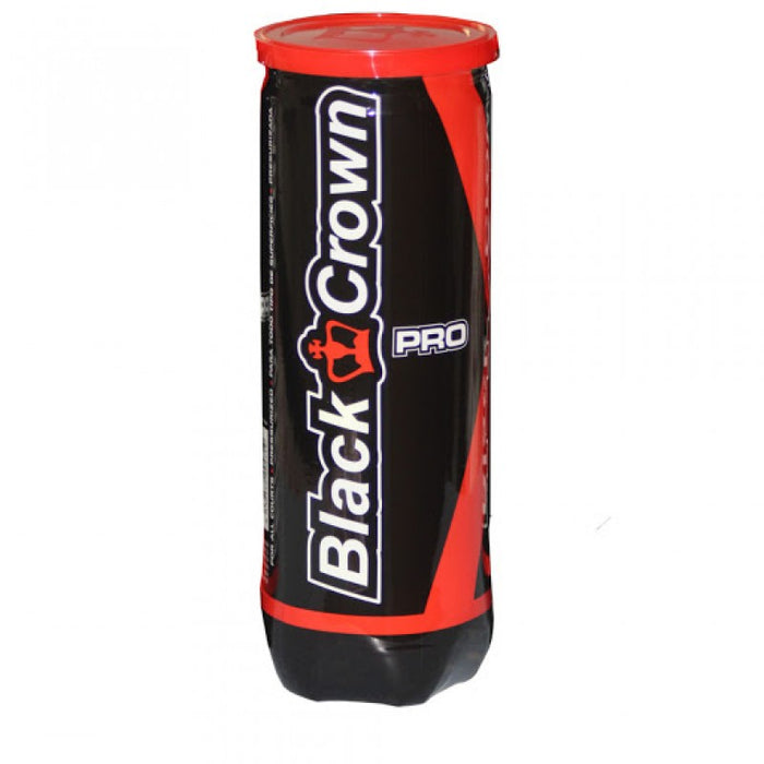 Black Crown Pro Padel Balls – Tube