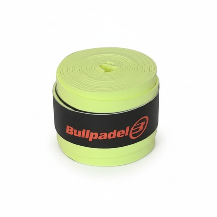 Enhanced lime green Bullpadel grip tape