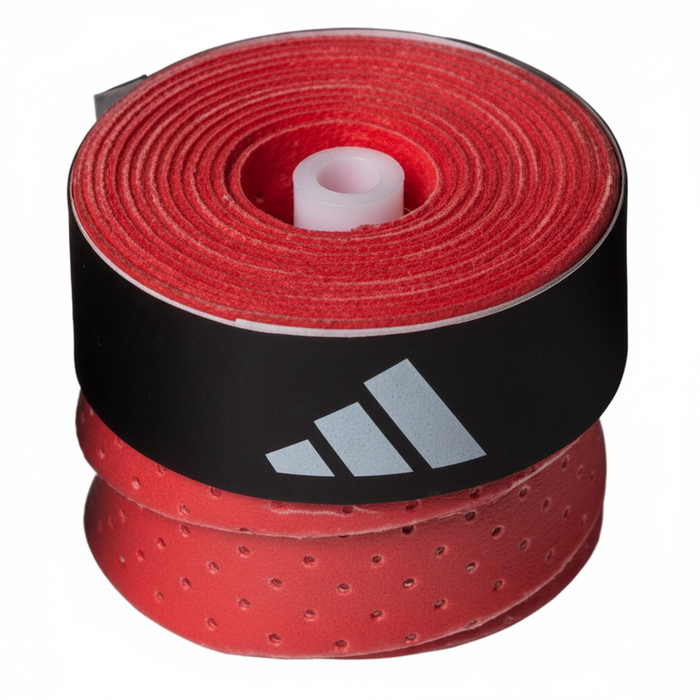 Enhanced red Adidas grip tape