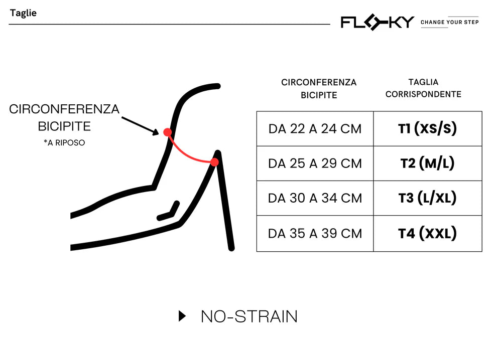 Floky No Strain Arm Sleeve Zwart | 2 Stuks