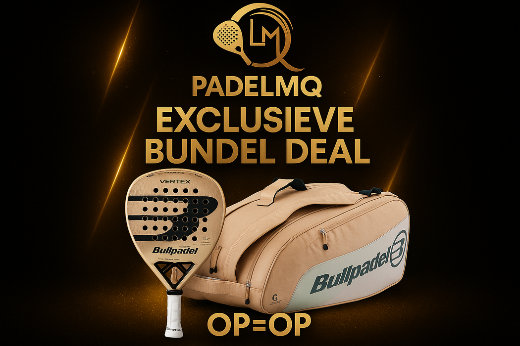 PadelMQ Exclusieve Bundel Deal - Bullpadel Vertex + Elite Tas