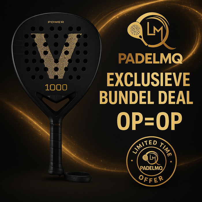 ⚡ EXCLUSIEVE PADELMQ BUNDEL – VOLT 1000 V4 + BALLEN + OVERGRIP (OP = OP!)