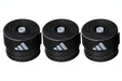 Three black Adidas grip tapes side by side