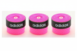 Three pink Adidas grip tapes side by side
