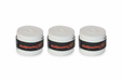 Three white Bullpadel grip tapes side by side
